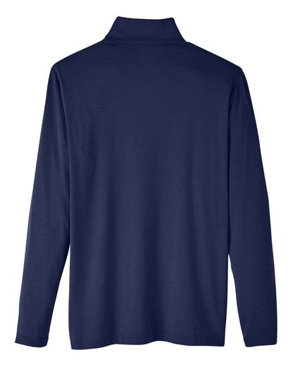 North End Men's JAQ Stretch Performance Snap-Neck Pullover NE400 #color_Classic Navy