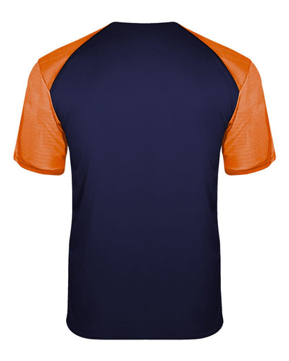 Badger Breakout T-Shirt 4230 #color_Navy/ Burnt Orange