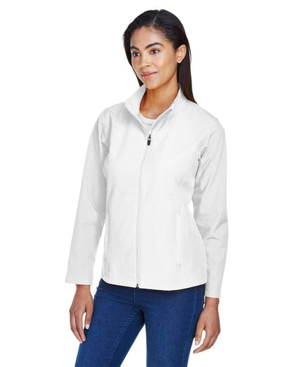 Team 365 Women's Leader Soft Shell Jacket TT80W #colormdl_White