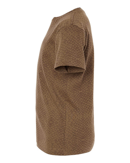 LAT Youth Fine Jersey Tee 6101 #color_Brown Reptile