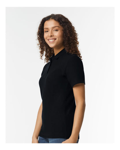 Gildan Women's Softstyle® Pique Polo 64800L #colormdl_Black