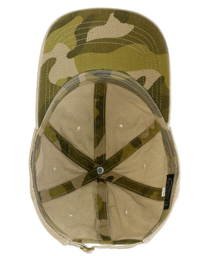 Infinity Her Women's Pigment-Dyed with Fashion Undervisor Cap CASSIE #color_Khaki/ Camo