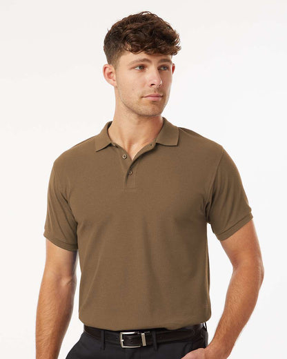 AllPro Men's Pique Polo 62800 #colormdl_Cigar