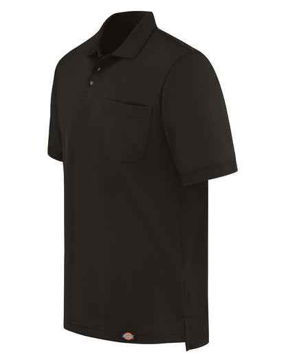 Dickies Performance Short Sleeve Work Shirt With Pocket LS44 #color_Black