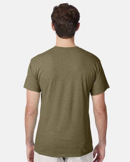Hanes Perfect-T Triblend T-Shirt 42TB #colormdl_Oregano Heather