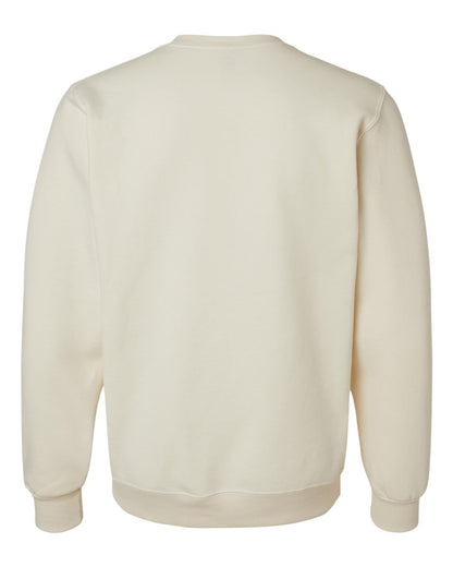 JERZEES Unisex Eco™ Premium Blend Ring-Spun Crewneck Sweatshirt 701MR #color_Sweet Cream Heather