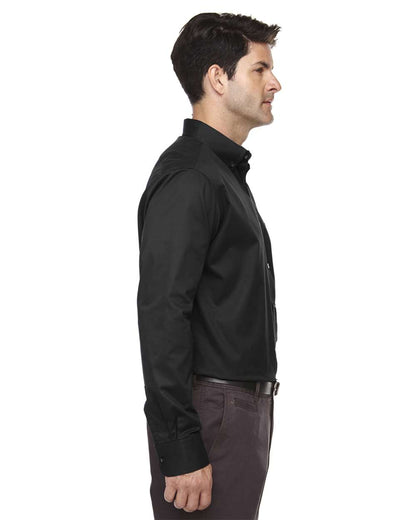CORE365 Men's Tall Operate Twill Dress Shirt 88193T #colormdl_Black