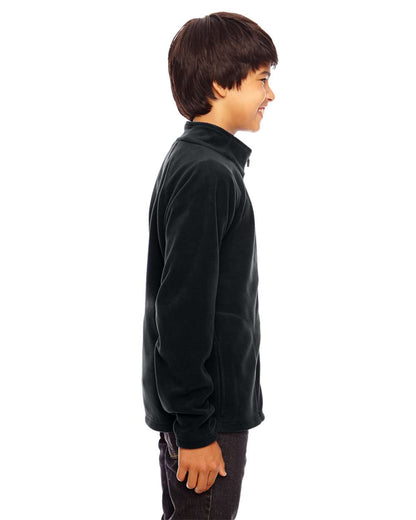 Team 365 Youth Campus Microfleece Jacket TT90Y #colormdl_Black