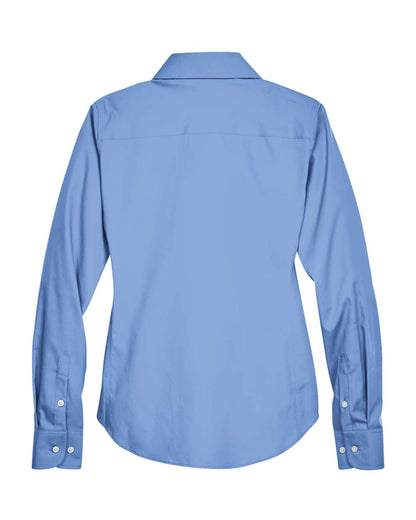 Devon & Jones Women's Crown Collection® Oxford Woven Dress Shirt D630W #color_Light Blue
