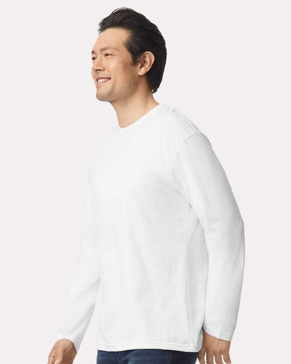 Gildan Unisex Softstyle® Long Sleeve T-Shirt 64400 #colormdl_White