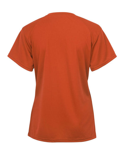 Badger Youth B-Core V-Neck T-Shirt 2162 #color_Burnt Orange