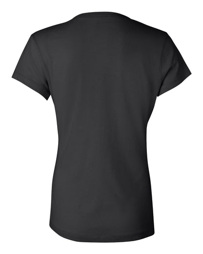 BELLA + CANVAS Women’s Jersey V-Neck Tee 6005 #color_Black