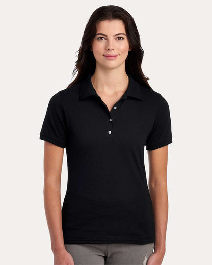 JERZEES Women's Dri-Power® Polo 437F #colormdl_Black