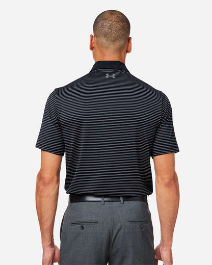 Under Armour Men's 3.0 Striped Perf Polo 1377376 #colormdl_Black_001