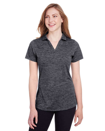 Puma Golf Women's Icon Heather Polo 596802 #colormdl_Puma Black