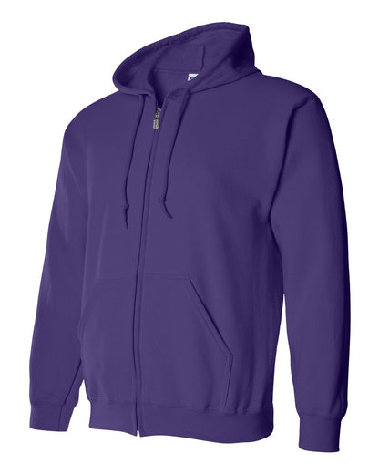 Gildan Unisex Heavy Blend™ Full-Zip Hooded Sweatshirt 18600 #color_Purple