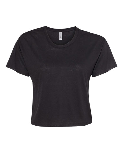 Next Level Women's Festival Crop Top 5080 #color_Black