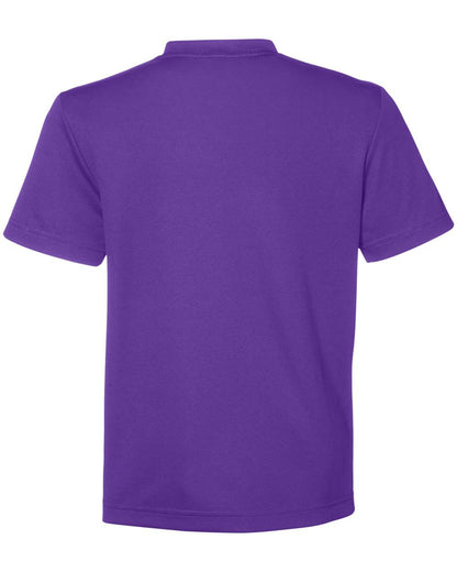 Team 365 Youth Zone Performance Mesh T-Shirt TT15Y #color_Sport Purple