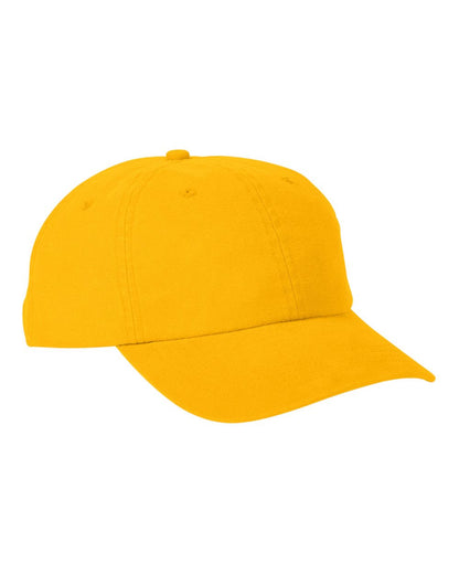 Big Accessories Heavy Washed Canvas Cap BA610 #color_Mustard