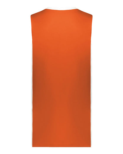 Augusta Sportswear Match-Up Basketball Jersey 6886 #color_Orange/ White