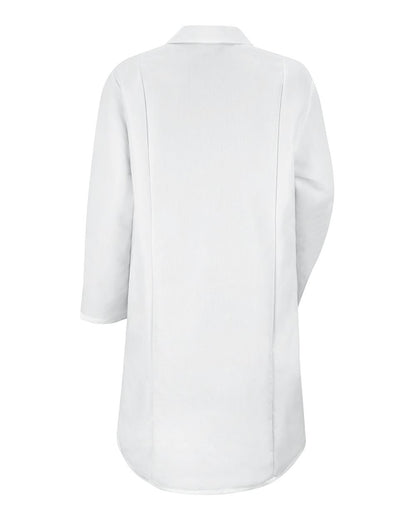 Red Kap Women's Gripper Front Lab Coat KP15 #color_White