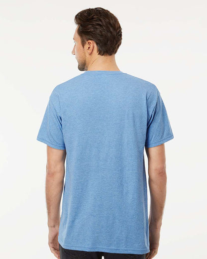 M&O Men's Gold Soft Touch T-Shirt 4800 #colormdl_Light Blue Heather