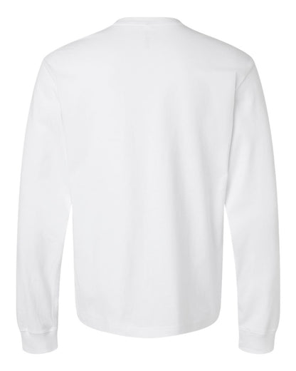 BELLA + CANVAS Unisex 7.5 oz Heavyweight Long Sleeve Tee 4651 #color_White