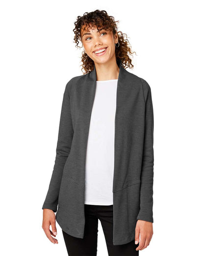 Devon & Jones Women's New Classics® Charleston Cardigan DG481W #colormdl_Black Melange