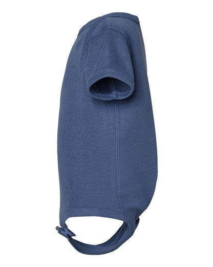Rabbit Skins Infant Baby Rib Bodysuit 4400 #color_Indigo