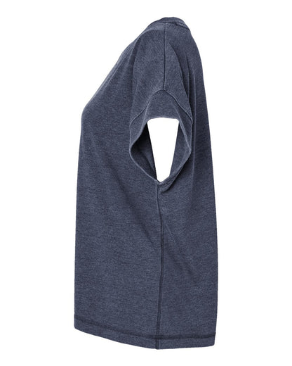 LAT Women's Relaxed Vintage Wash Tee 3502 #color_Washed Navy