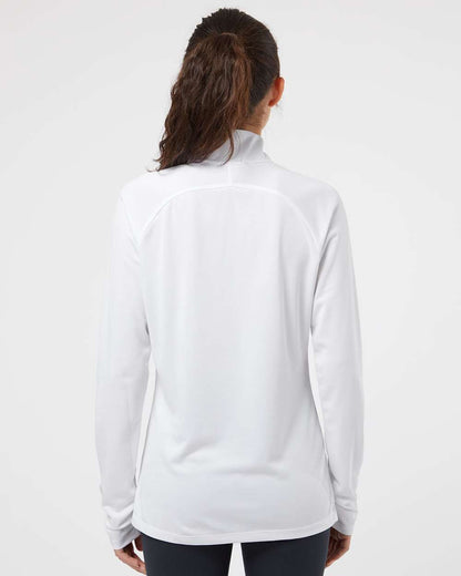 Adidas Women's Lightweight Quarter-Zip Pullover A281 #colormdl_White/ Carbon