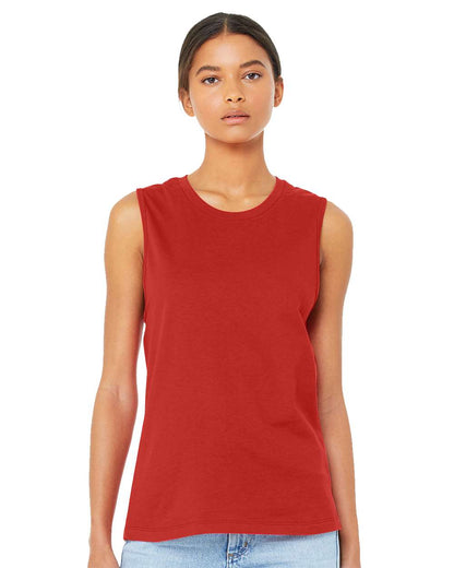 BELLA + CANVAS Women's Jersey Muscle Tank 6003 #colormdl_Red