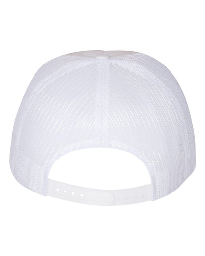 YP Classics Five-Panel Classic Trucker Cap 6006 #color_White