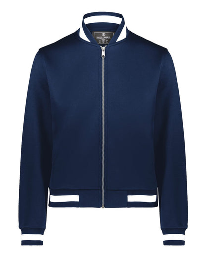 Holloway Women's V-Street Full-Zip Jacket 223747 #color_Navy/ White