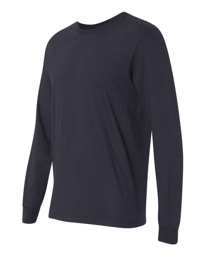 Fruit of the Loom Sofspun® Long Sleeve T-Shirt SFLR #color_J. Navy