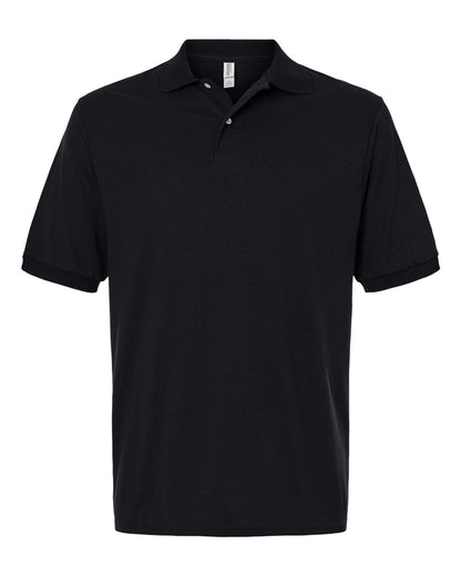 JERZEES Men's Dri-Power® Polo 437R #color_Black