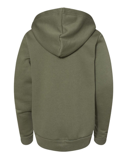 BELLA + CANVAS Youth Sponge Fleece Hoodie 3719Y #color_Military Green