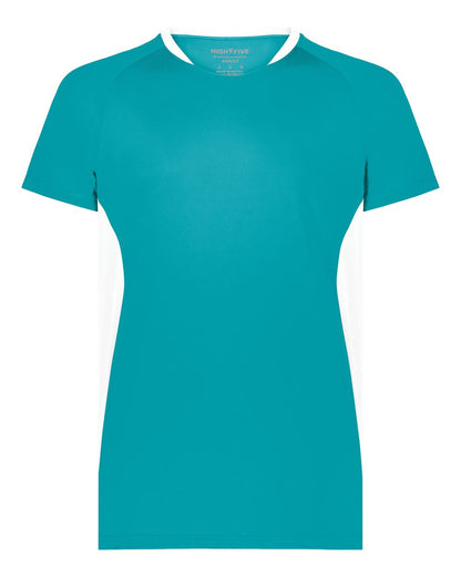 Augusta Sportswear Unisex Octane Soccer Jersey 322240 #color_Teal/ White
