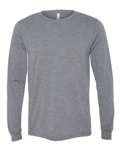 BELLA + CANVAS Unisex Triblend Long Sleeve Tee 3513 #color_Grey Triblend