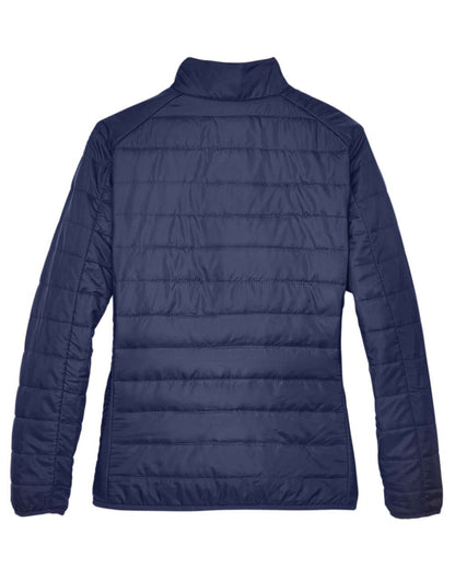 CORE365 Women's Prevail Packable Puffer Jacket CE700W #color_Classic Navy