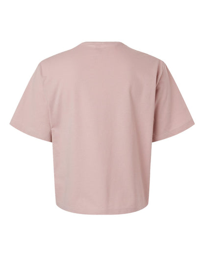 American Apparel Women's Fine Jersey Boxy Tee 102 #color_Blush