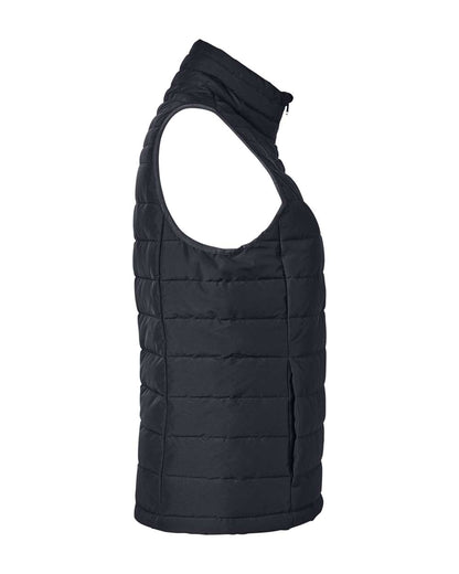 vineyard vines Women's Mountain Weekend Puffer Vest O001806 #color_Jet Black