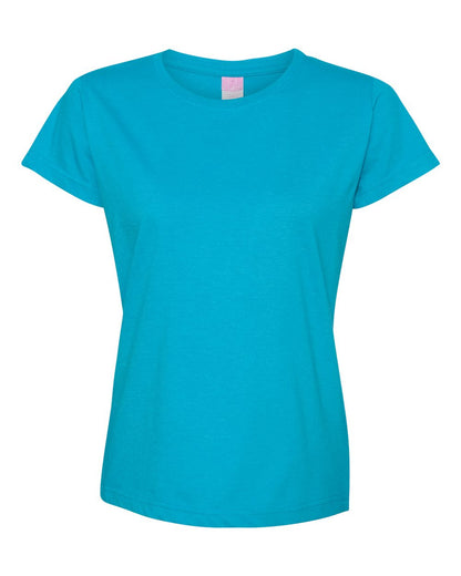 LAT Women's Fine Jersey Tee 3516 #color_Vintage Turquoise