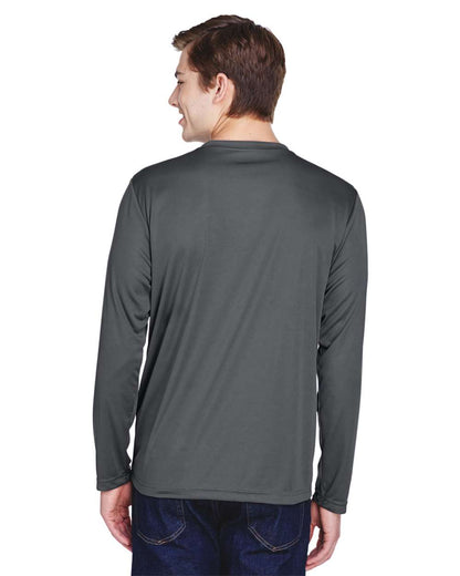 Team 365 Men's Zone Performance Long Sleeve T-Shirt TT11L #colormdl_Sport Graphite