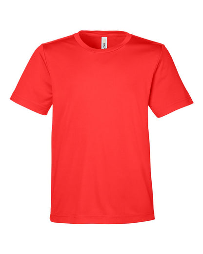 CORE365 Youth Capital Performance T-Shirt CE10Y #color_Marina Red