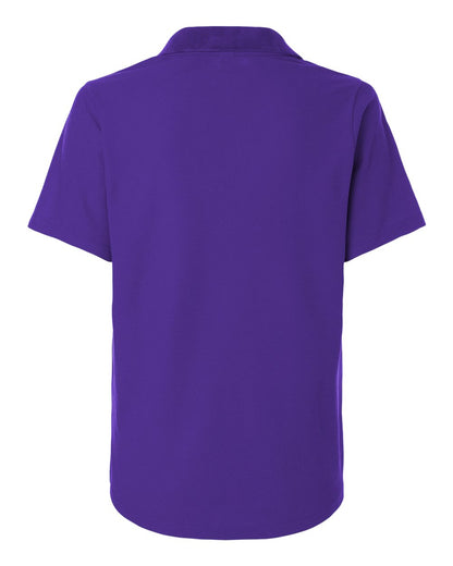 CORE365 Women's Resolve CVC Performance Pique Polo CE106W #color_Campus Purple