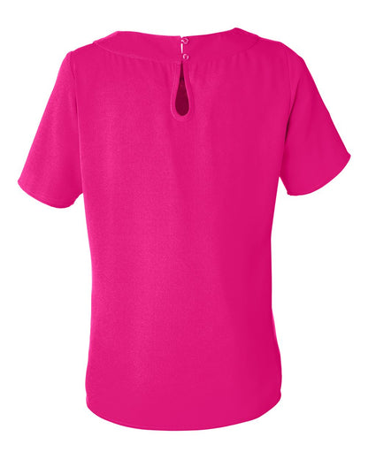 Devon & Jones Women's Perfect Fit™ Boat Neck Blouse DP613W #color_Crown Raspberry