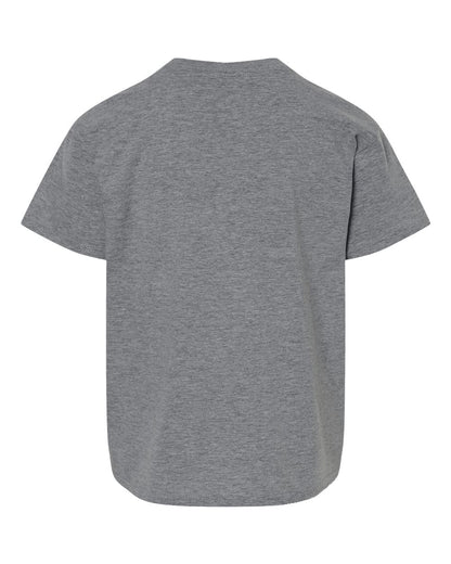 Gildan Youth Light Cotton T-Shirt 3000B #color_Graphite Heather