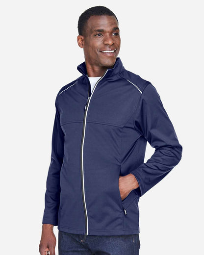 CORE365 Men's Tall Techno Lite Three-Layer Knit Tech-Shell CE708T #colormdl_Classic Navy