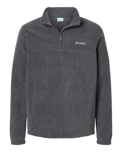 Columbia Steens Mountain™ Fleece Quarter-Zip Pullover 162019 #color_Charcoal Heather